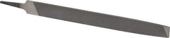 Nicholson - 12" Long, Smooth Cut, Mill American-Pattern File - Single Cut, 7/32" Overall Thickness, Tang - Caliber Tooling