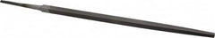 Nicholson - 10" Long, Smooth Cut, Square American-Pattern File - Double Cut, Tang - Caliber Tooling