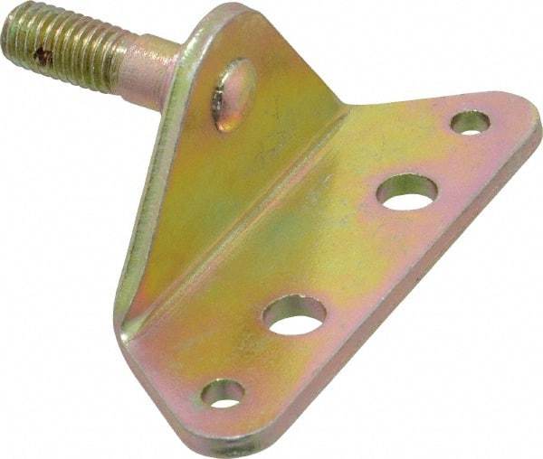 Value Collection - M8 x 1.25 Yellow Zinc Angle Bracket - For Hydraulic Dampers & Gas Springs - Caliber Tooling