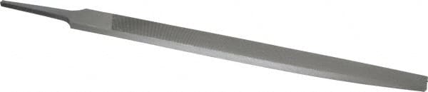 Nicholson - 8" Long, Second Cut, Knife American-Pattern File - Double Cut, 3/16" Overall Thickness, Tang - Caliber Tooling