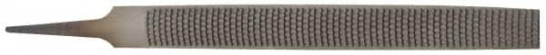 Nicholson - 8" Long x 29/32" Wide x 1/4" Thick Cabinet Half Round Rasp - Second Cut - Caliber Tooling