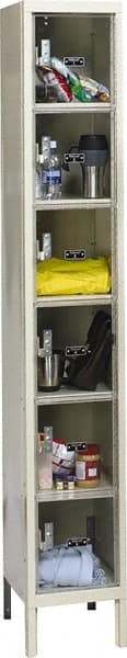 Hallowell - 6 Door, 6 Tier, Safety-View Plus Box Lockers - Caliber Tooling