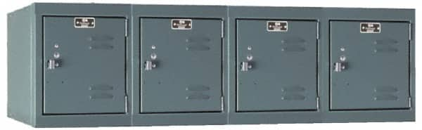 Hallowell - 4 Door, 4 Horizontal Tier, Premium Box Lockers - Caliber Tooling