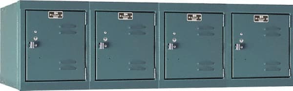 Hallowell - 4 Door, 4 Horizontal Tier, Premium Box Lockers - Caliber Tooling