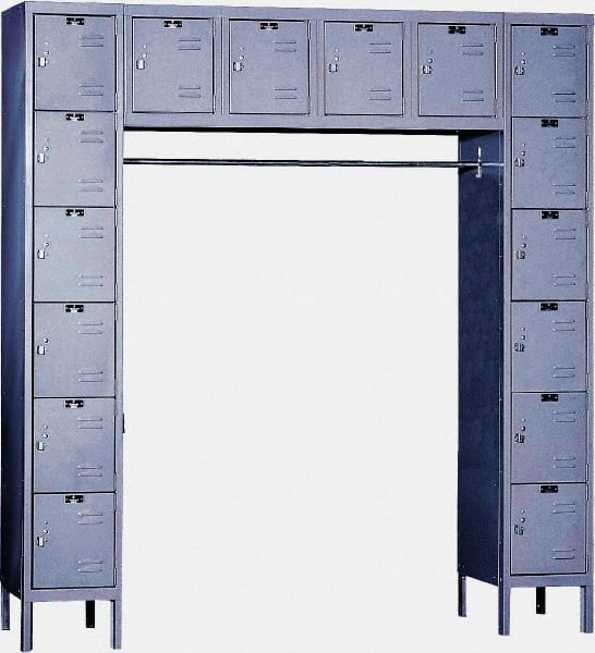 Hallowell - 16 Door, 16 Tier, Premium Box Lockers - Caliber Tooling