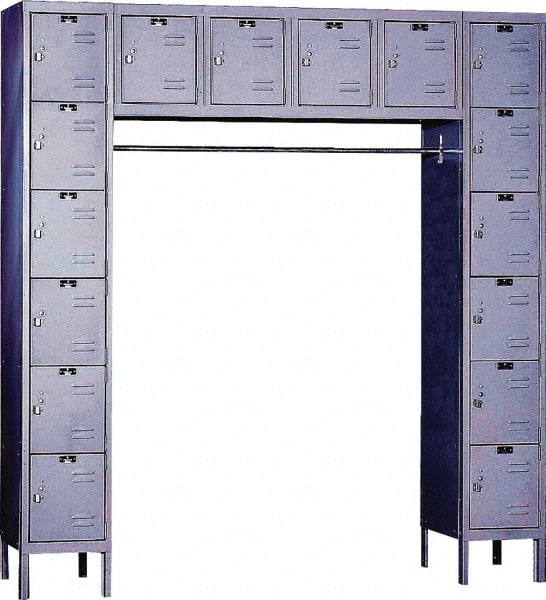 Hallowell - 16 Door, 16 Tier, Premium Box Lockers - Caliber Tooling