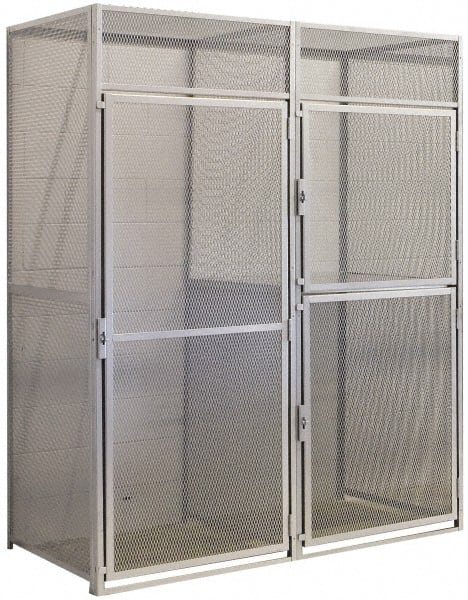 Hallowell - 36" Wide x 90" High, Locker Back Panel for Bulk Storage Lockers - Caliber Tooling