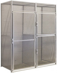 Hallowell - 48" Wide x 90" High, Locker Back Panel for Bulk Storage Lockers - Caliber Tooling