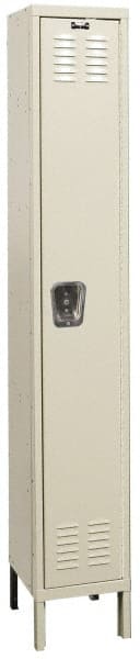 Hallowell - 1 Door, 1 Tier, Galvanite Corrosion Resistant Wardrobe & Box Lockers - Caliber Tooling