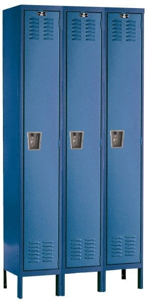 Hallowell - 3 Door, 1 Tier, Premium Wardrobe Lockers - Caliber Tooling