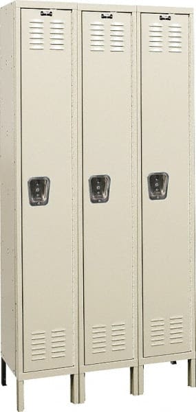 Hallowell - 3 Door, 1 Tier, Premium Wardrobe Lockers - Caliber Tooling