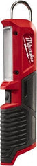 Milwaukee Tool - 12 Volt, Cordless, LED Portable Handheld Work Light - 1 Head, 220 Lumens, 9-1/4" Long - Caliber Tooling