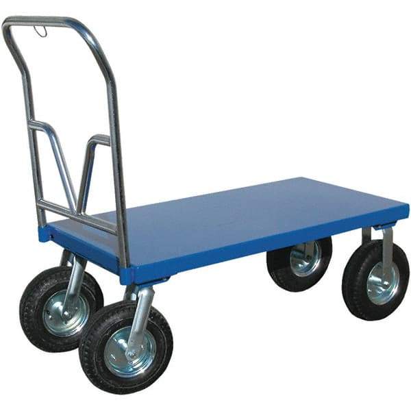 Vestil - 1,500 Lb Capacity Steel Platform Truck - Steel Deck, 24" OAW - Caliber Tooling