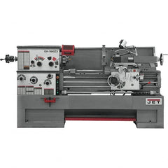 Jet - 16" Swing, 60" Between Centers, 230 Volt, Triple Phase Engine Lathe - 7MT Taper, 7-1/2 hp, 25 to 1,800 RPM, 3-1/8" Bore Diam, 44" Deep x 66" High x 96" Long - Caliber Tooling