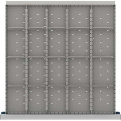 LISTA - 20-Compartment Drawer Divider Layout for 3.15" High Drawers - Caliber Tooling