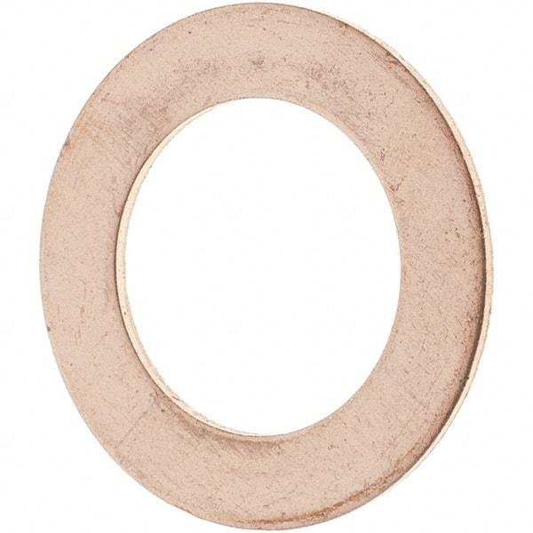 Value Collection - 1/2 SAE, 33/64" ID x 13/16" OD Oil Drain Plug Gasket - 1/32" Thick, Copper - Caliber Tooling