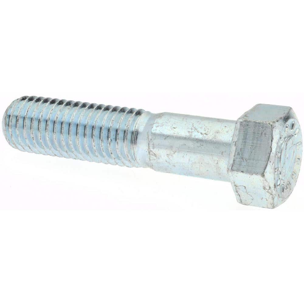 Hex Head Cap Screw: 9/16-12 x 2″, Grade 9 Alloy Steel, Zinc-Plated Clear Chromate