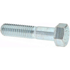 Hex Head Cap Screw: 1/2-13 x 1″, Grade 9 Alloy Steel, Zinc-Plated Clear Chromate