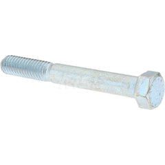 Hex Head Cap Screw: 3/8-16 x 2″, Grade 9 Alloy Steel, Zinc-Plated Clear Chromate