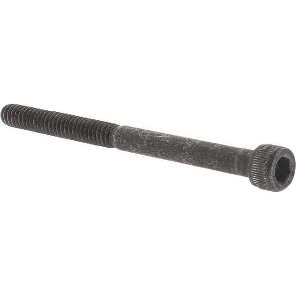 Value Collection - #10-24 UNC Hex Socket Drive, Socket Cap Screw - Alloy Steel, Black Oxide Finish, Partially Threaded, 2-1/2" Length Under Head - Caliber Tooling