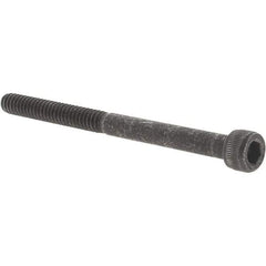 Value Collection - #10-24 UNC Hex Socket Drive, Socket Cap Screw - Alloy Steel, Black Oxide Finish, Partially Threaded, 2-1/2" Length Under Head - Caliber Tooling