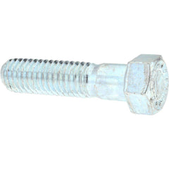 Hex Head Cap Screw: 7/16-14 x 2-3/4″, Grade 9 Alloy Steel, Zinc-Plated Clear Chromate