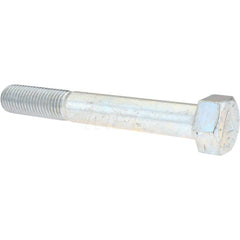 Hex Head Cap Screw: 1-8 x 7-1/2″, Grade 9 Alloy Steel, Zinc-Plated Clear Chromate