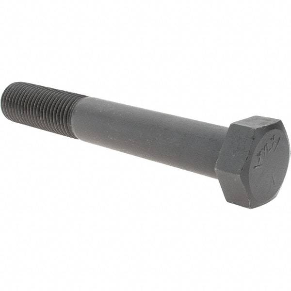 Value Collection - 1-1/2 - 6 UNC, 10" Length Under Head Hex Head Cap Screw - Partially Threaded, Grade 5 Steel, Uncoated, 2-1/4" Hex - Caliber Tooling