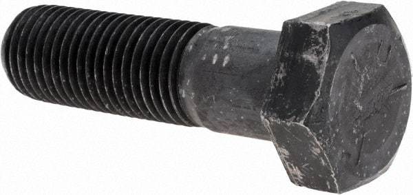 Value Collection - 1-1/4 - 7 UNC, 4-1/2" Length Under Head Hex Head Cap Screw - Partially Threaded, Grade 5 Steel, Uncoated, 1-7/8" Hex - Caliber Tooling