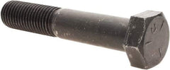 Value Collection - 1-8 UNC, 5-1/2" Length Under Head Hex Head Cap Screw - Partially Threaded, Grade 5 Steel, Uncoated, 1-1/2" Hex - Caliber Tooling