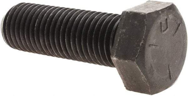 Value Collection - 7/8-9 UNC, 2-3/4" Length Under Head Hex Head Cap Screw - Fully Threaded, Grade 5 Steel, Uncoated, 1-5/16" Hex - Caliber Tooling