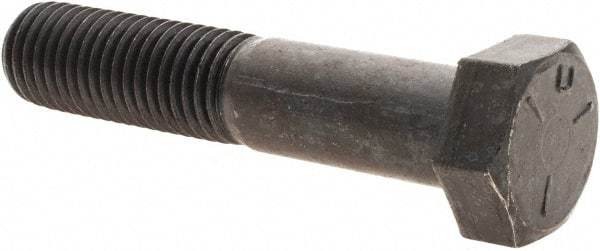 Value Collection - 3/4-10 UNC, 3-3/4" Length Under Head Hex Head Cap Screw - Partially Threaded, Grade 5 Steel, Uncoated, 1-1/8" Hex - Caliber Tooling