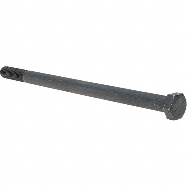 Value Collection - 1/2-13 UNC, 8-1/2" Length Under Head Hex Head Cap Screw - Partially Threaded, Grade 8 Alloy Steel, Uncoated, 3/4" Hex - Caliber Tooling