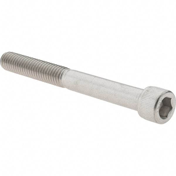 Value Collection - 3/8-16 UNC Hex Socket Drive, Socket Cap Screw - Grade 18-8 Stainless Steel, 3-1/2" Length Under Head - Caliber Tooling