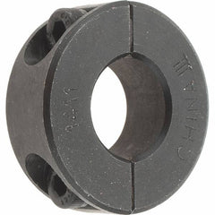 Value Collection - 14mm Bore, Steel, Two Piece Shaft Collar - 1-1/4" Outside Diam - Caliber Tooling