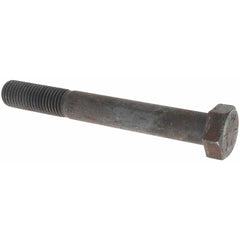 Hex Head Cap Screw: 1-8 x 8″, Grade 8 Steel, Uncoated Partially Threaded, ASME B18.2.1