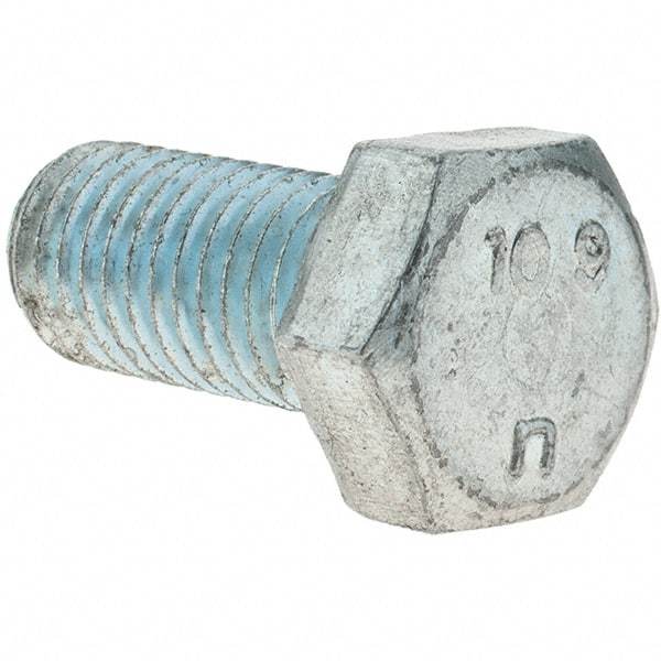 Value Collection - M14x2.00mm Metric Coarse, 30mm Length Under Head Hex Head Cap Screw - Fully Threaded, Grade 10.9 Steel, Zinc-Plated Finish, 22mm Hex - Caliber Tooling