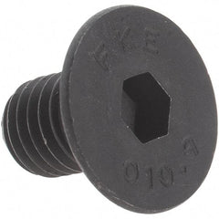 Value Collection - M10x1.50 Metric Coarse Hex Socket Drive, 90° Flat Screw - Grade 12.9 Alloy Steel, Black Oxide Finish, Fully Threaded, 16mm OAL - Caliber Tooling