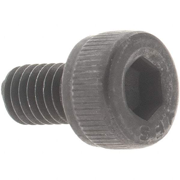 Value Collection - M3x0.50 Metric Coarse Hex Socket Drive, Socket Cap Screw - Grade 12.9 Alloy Steel, Black Oxide Finish, Fully Threaded, 5mm Length Under Head - Caliber Tooling