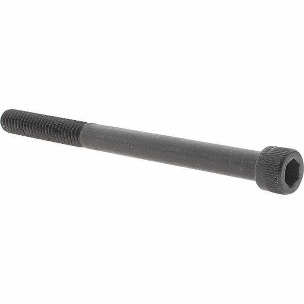 Value Collection - 5/16-18 UNC Hex Socket Drive, Socket Cap Screw - Alloy Steel, Black Oxide Finish, Partially Threaded, 4" Length Under Head - Caliber Tooling