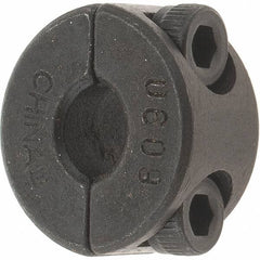 Value Collection - 6mm Bore, Steel, Two Piece Shaft Collar - 3/4" Outside Diam - Caliber Tooling