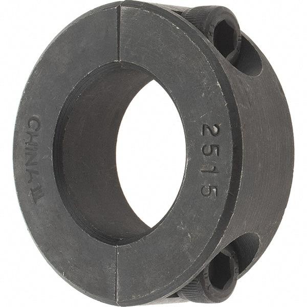 Value Collection - 25mm Bore, Steel, Two Piece Shaft Collar - 1-7/8" Outside Diam - Caliber Tooling