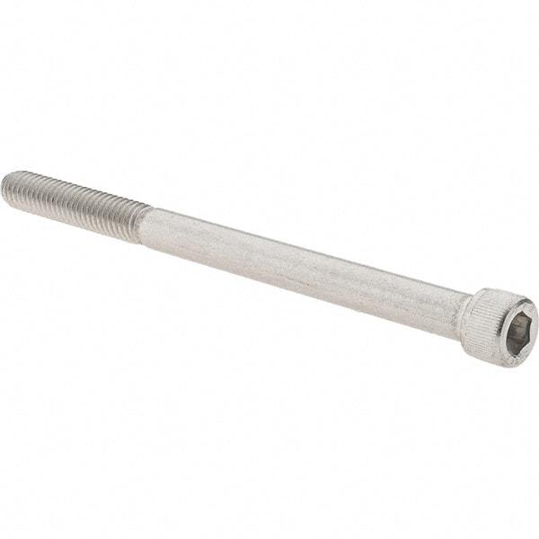 Value Collection - 5/16-18 UNC Hex Socket Drive, Socket Cap Screw - Grade 18-8 & Austenitic A2 Stainless Steel, Partially Threaded, 4-1/2" Length Under Head - Caliber Tooling