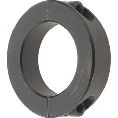 Value Collection - 1-7/16" Bore, Steel, Two Piece Shaft Collar - 2-1/4" Outside Diam, 9/16" Wide - Caliber Tooling