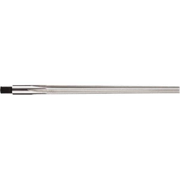 DORMER - 1/2" Diam, 12.85mm Diam Straight Shank, 165mm Flute, Taper Pin Reamer - Caliber Tooling