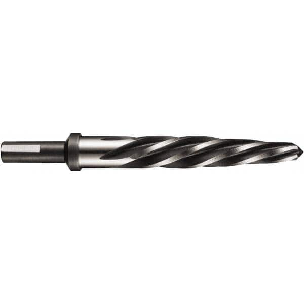 DORMER - 1-1/16" Reamer Diam, 1/2" Diam Straight Shank, 4-9/16" Flute, Car Reamer - Caliber Tooling