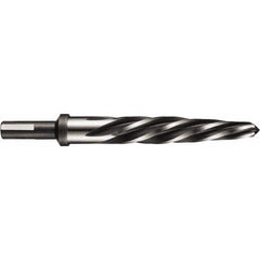 DORMER - 7/8" Reamer Diam, 1/2" Diam Straight Shank, 4-9/16" Flute, Car Reamer - Caliber Tooling