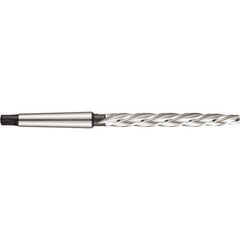 DORMER - 0.4728" Reamer Diam, 2MT Morse Taper Shank, Bridge Reamer - Caliber Tooling