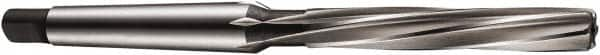 DORMER - 12.5mm High Speed Steel 6 Flute Chucking Reamer - Spiral Flute, 1MT Morse Taper Shank, 76mm Flute Length, 156mm OAL - Caliber Tooling