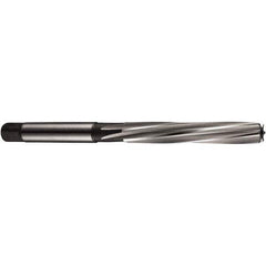 DORMER - 0.2561" Diam, Straight Shank, 50mm Flute, Hand Reamer - Caliber Tooling